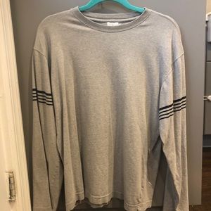 Long sleeve Calvin Klein shirt with black stripes